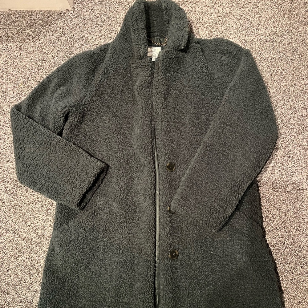 Fat Face teddy coat, size six. Like new!